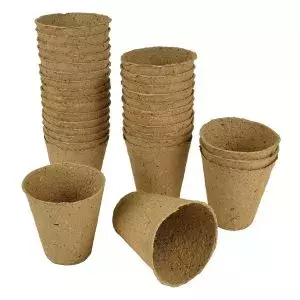Gro-Sure Fibre Pots Round 6cm 24Pk - image 2