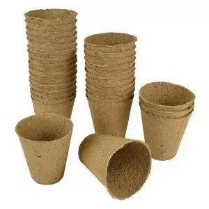 Gro-Sure Fibre Pots Round 8cm 48Pk - image 2