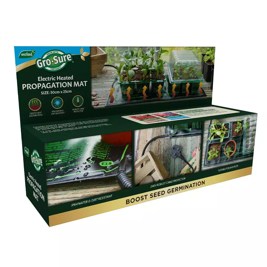 GroSure Heated Propagator Mat Stewarts Garden Centre