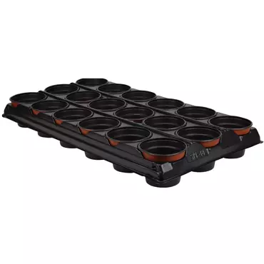 Growing Tray with18 Round Pots - image 1