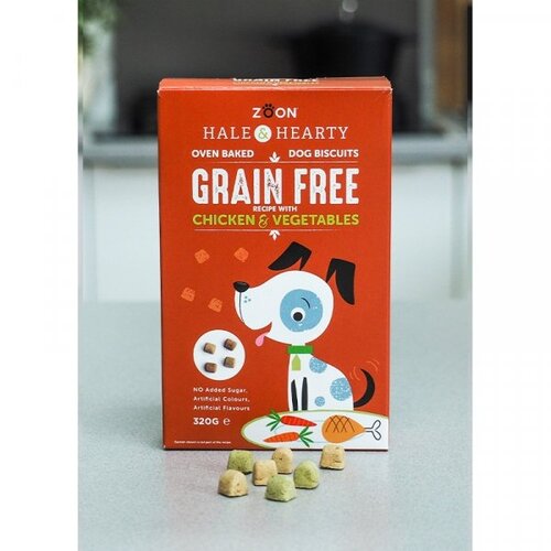 Hale & Hearty Chicken & Vegetable Grain Free Biscuits 320g - image 1