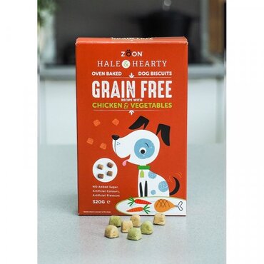 Hale & Hearty Chicken & Vegetable Grain Free Biscuits 320g - image 2