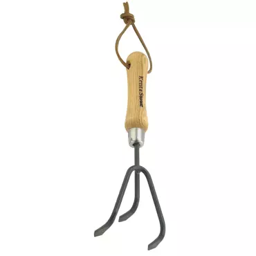 Hand 3 Prong Cultivator Carbon Steel - image 1