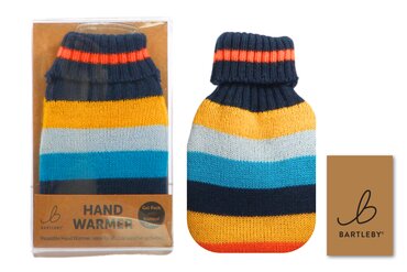 Hand Warmer - Blue Stripe