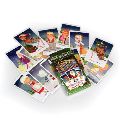 Happy Families Xmas Card Game - image 1
