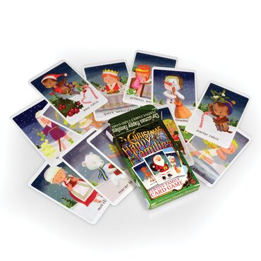 Happy Families Xmas Card Game - image 1