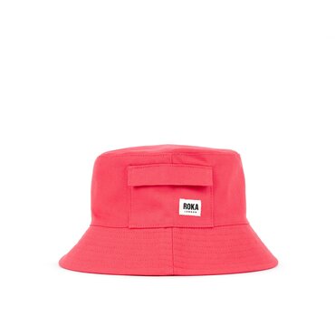 Hatfield Coral Bucket Hat One Size Cotton