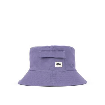 Hatfield Peri Purple Bucket Hat One Size Cotton