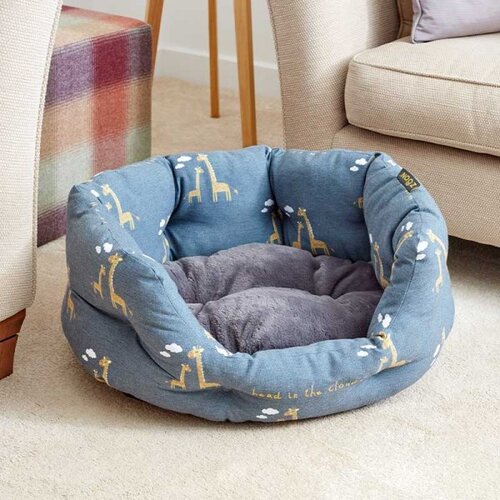 Head In The Clouds Oval Bed Med