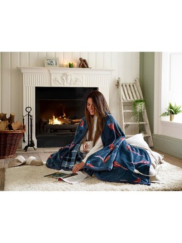 Heated Throw Revers Pheasant 140x180cm - image 1