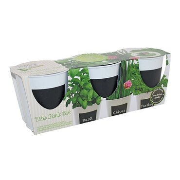 buy herb planter grow your own kit trio