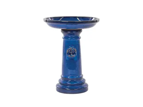 Heritage Bird Bath Blue 37cm