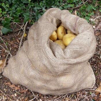 Hessian Potato Sacks Pack/2