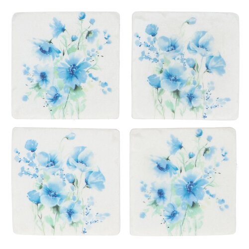 Himalayan Poppies Resin Coaster