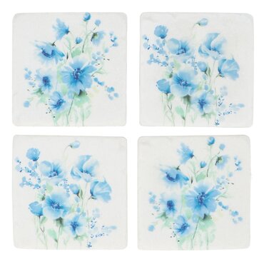 Himalayan Poppies Resin Coaster