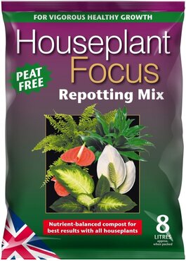 houseplant focus compost potting mix