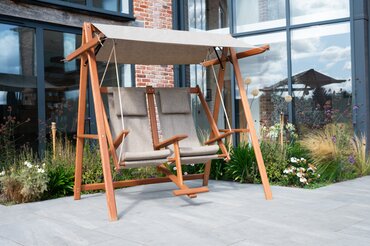 In Motion Tete-a Tete Swing Bench