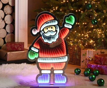Infinity Light Santa 56cm