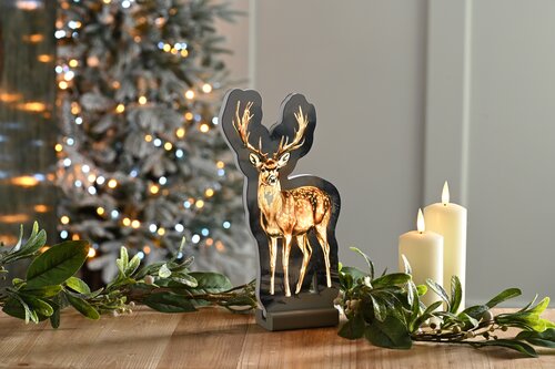 Infinity Standing Reindeer 25cm