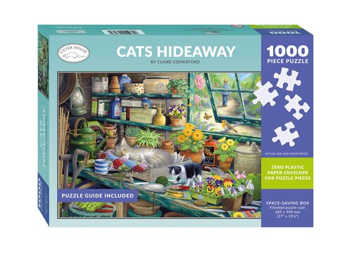 Jigsaw 1000pc Cats Hideaway