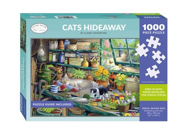 Jigsaw 1000pc Cats Hideaway