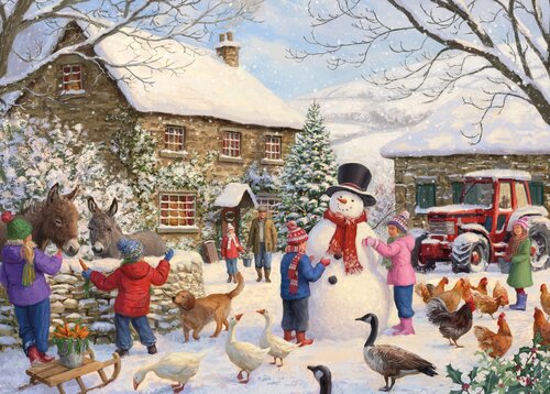 Jigsaw Christmas at the Farm 1000pc