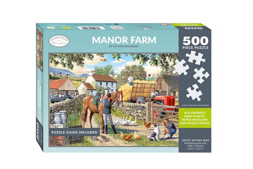 Jigsaw Manor Farm 500pc - image 2