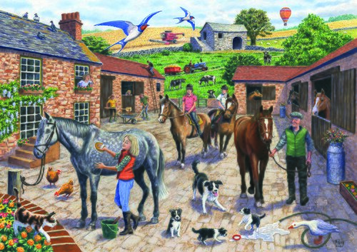 Jigsaw Stable Yard 1000pc - image 1