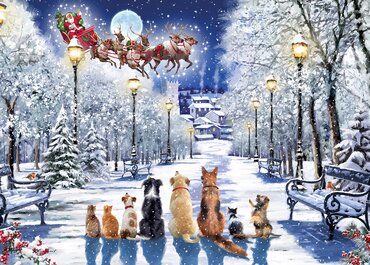 Jigsaw Watching the Sleigh 1000pc