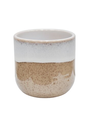 Jodie Dipped Sand Reactive Glaze Planter 11cm