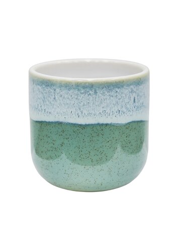 Jodie Dipped Turquoise Reactive Glaze Planter 11cm