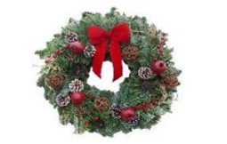 Joyeux Noel Wreath (14")
