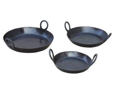 Kadai Set Of 3 Skillets