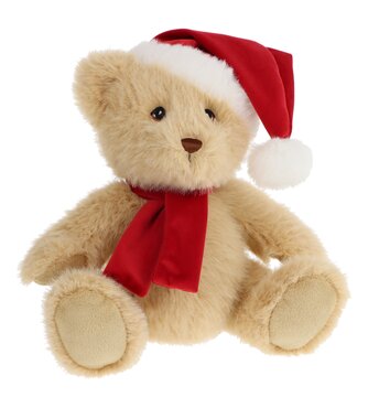 Keeleco Christmas Bear with Hat & Scarf 20cm