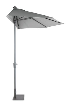 Kettler Half Balcony Parasol 2.7m Grey