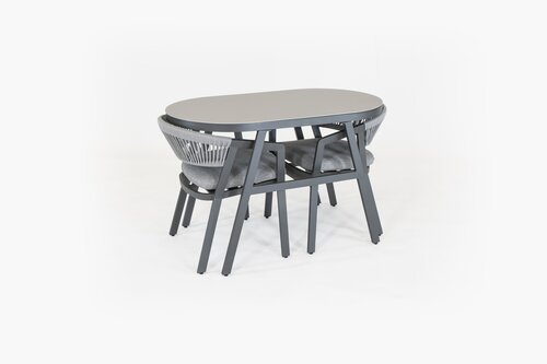 Kettler Menos Cassis Balcony Set Grey