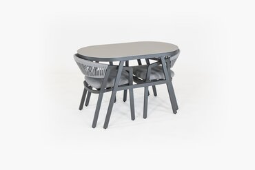Kettler Menos Cassis Balcony Set Grey