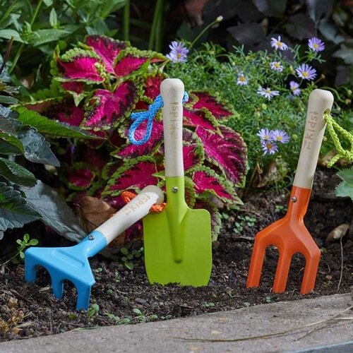 Kids Fork Trowel & Rake - image 1