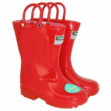 Kids Light Up Welly Red 10 - image 2