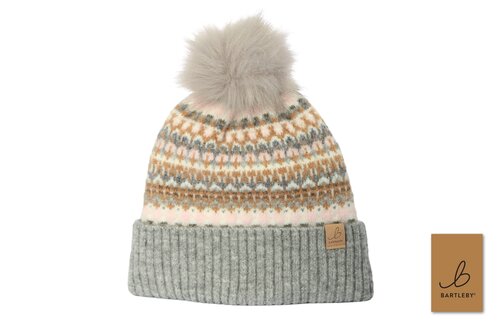 Ladies Waterproof Sherpa Bobble Hat