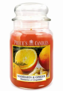 Large Candle Jar Mandarin & Ginger