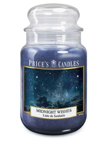 Large Candle Jar Midnight Wishes