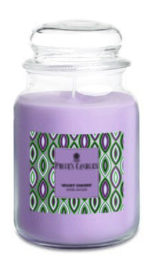 Large Candle Jar Velvet Cherry