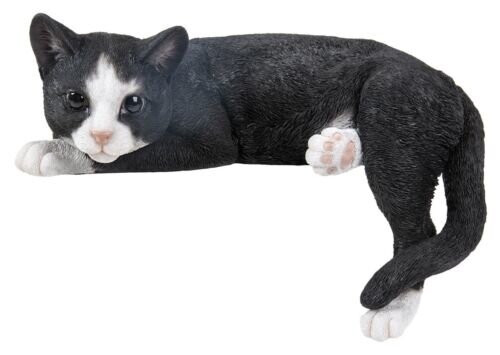 Laying Cat Black/White B