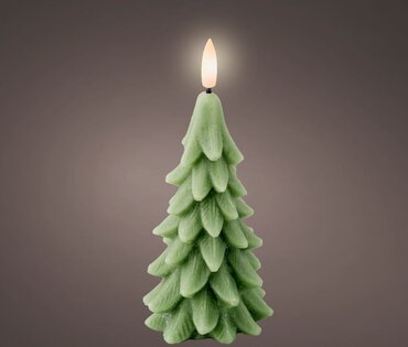 Led Candle Tree Green Bo Small