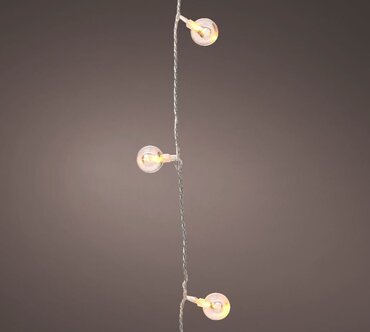 LED Cherry Lights 60L Cool White/ Clear - image 1