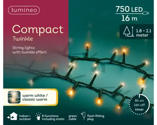 LED Compact Lights x750 (Warm White/Classic Warm) - image 2