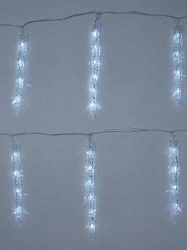 LED Icicles Cool White x10 - image 3
