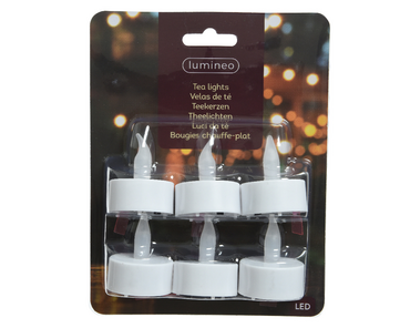 Tealights (Battery Operated 6 pack)