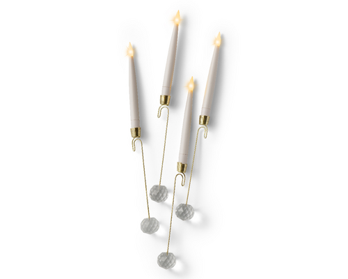 Led Tree Candles x10 Warm White - image 1